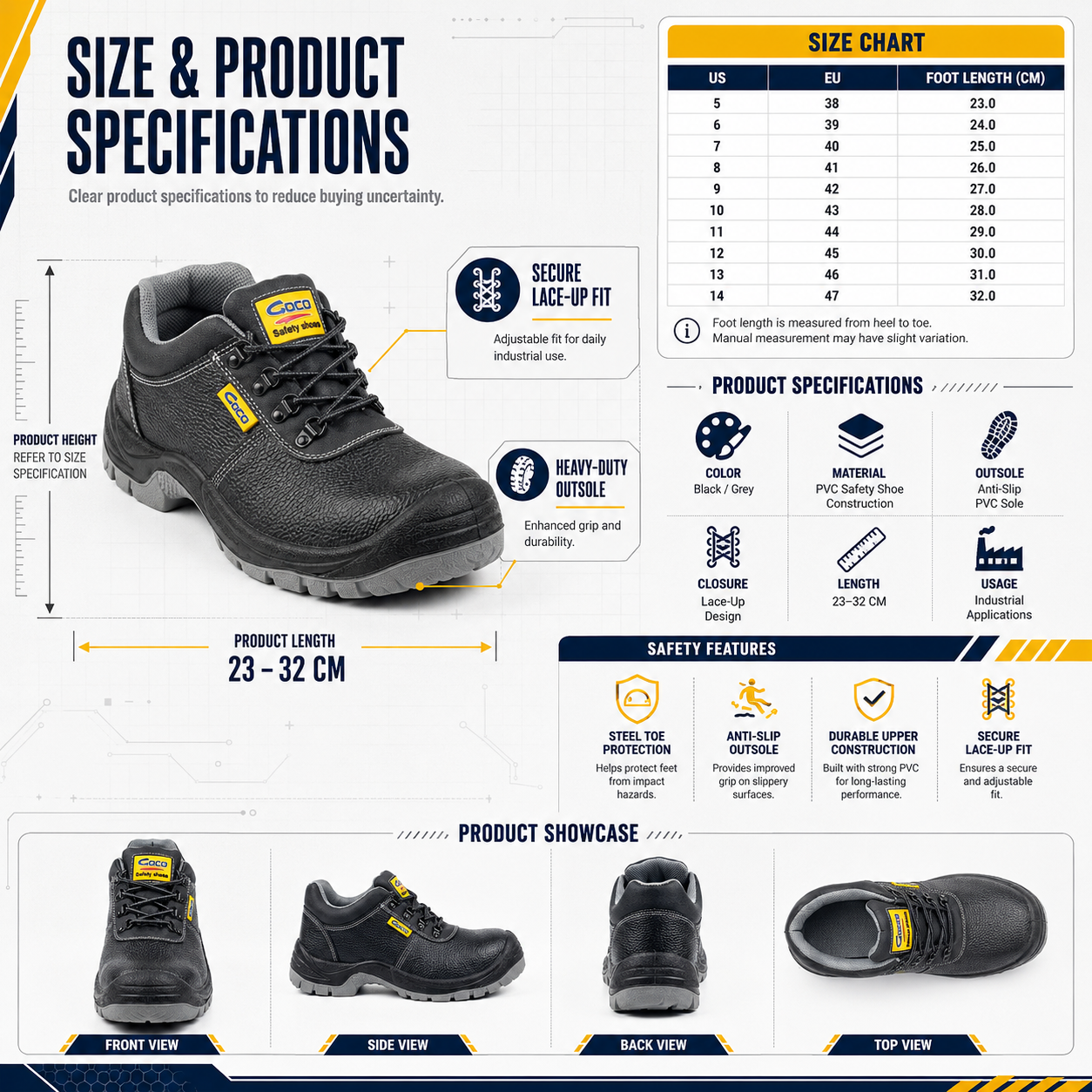 Safety Shoe: QS 63