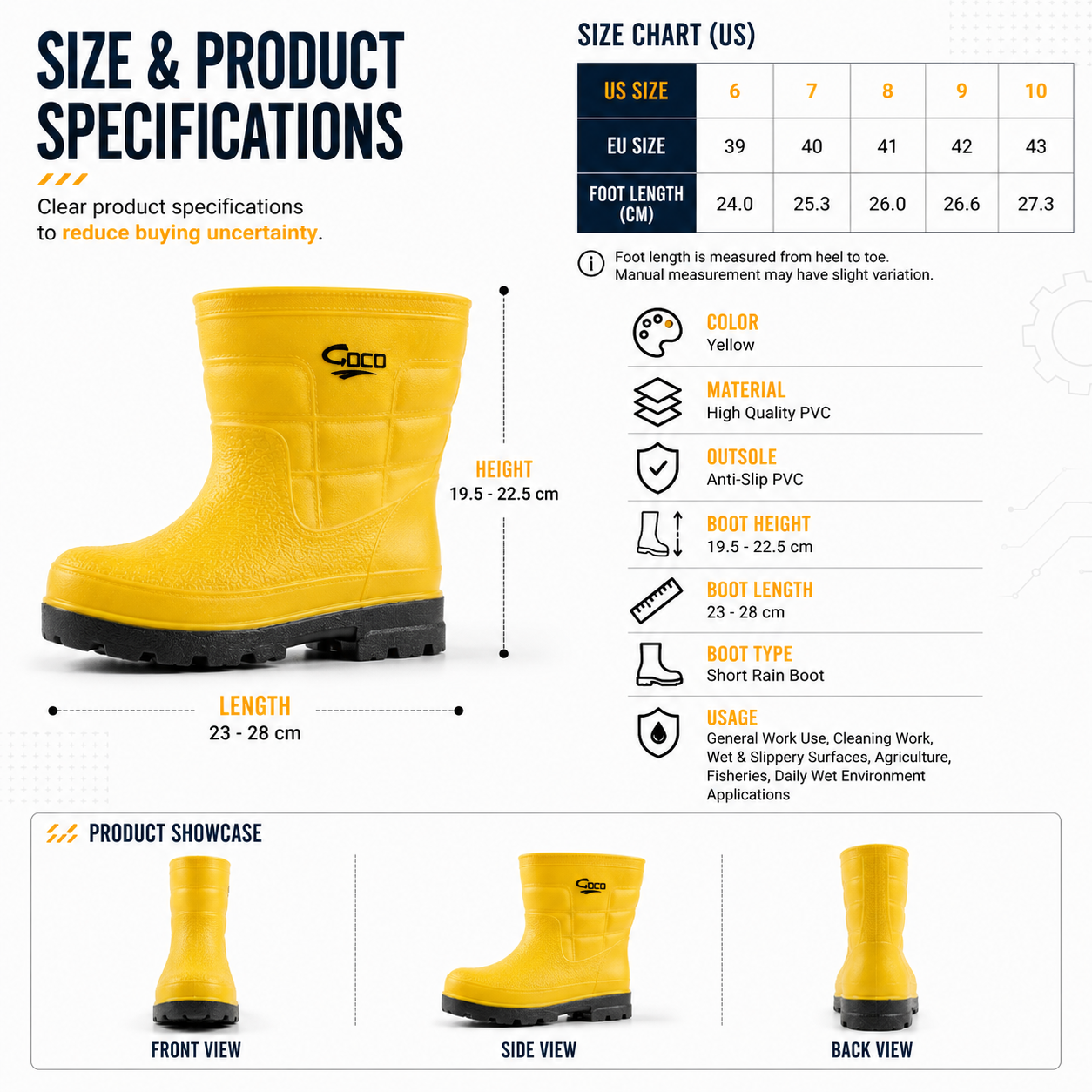 Rain Boots: 985