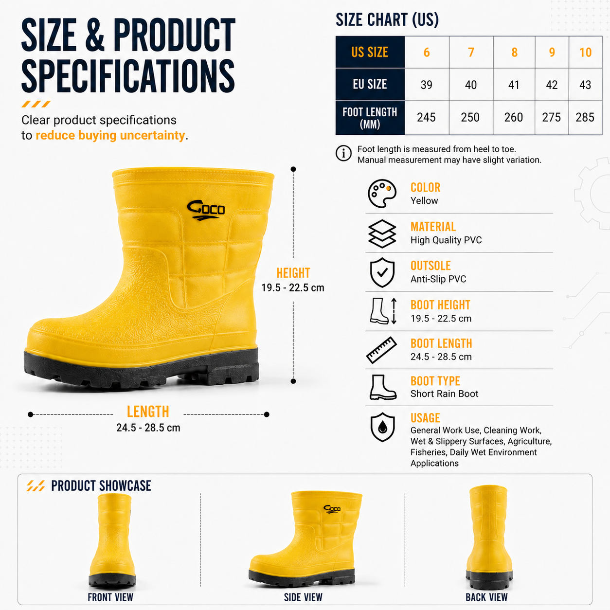 Rain Boots: 985