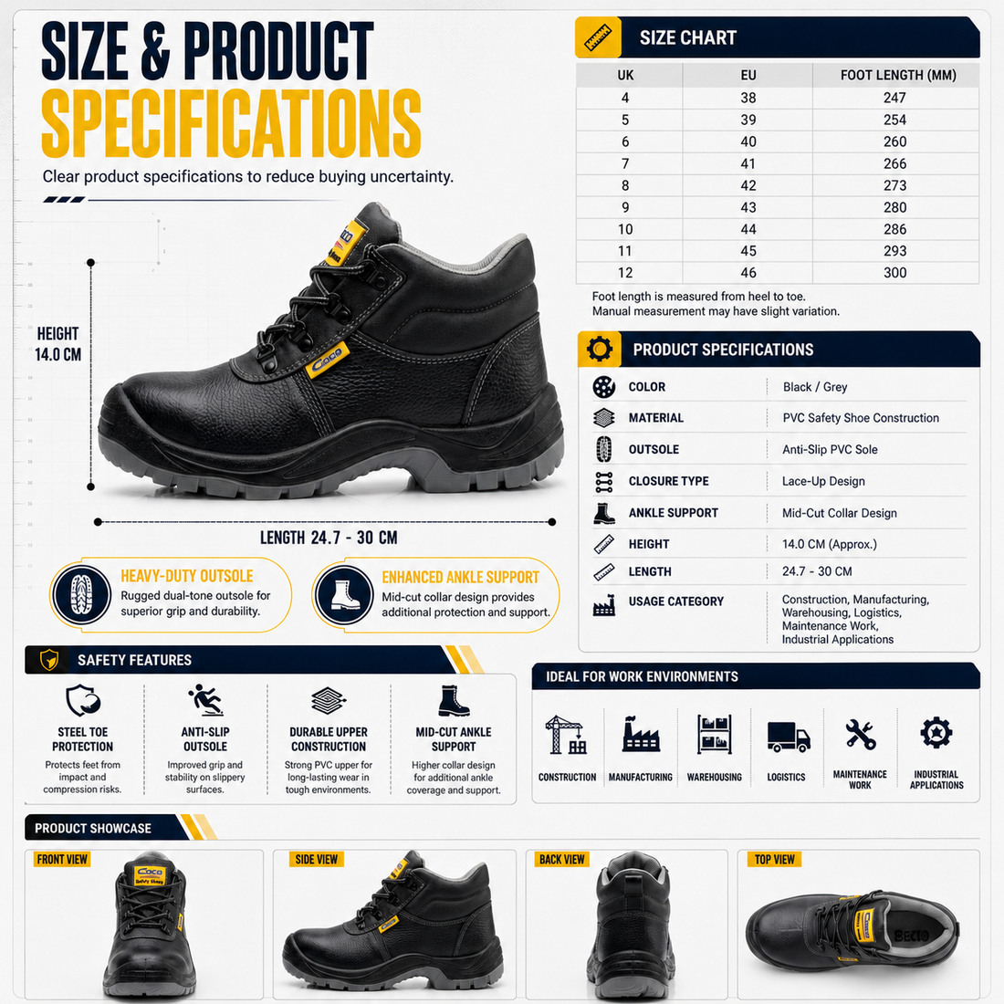Safety Shoe: QS 65