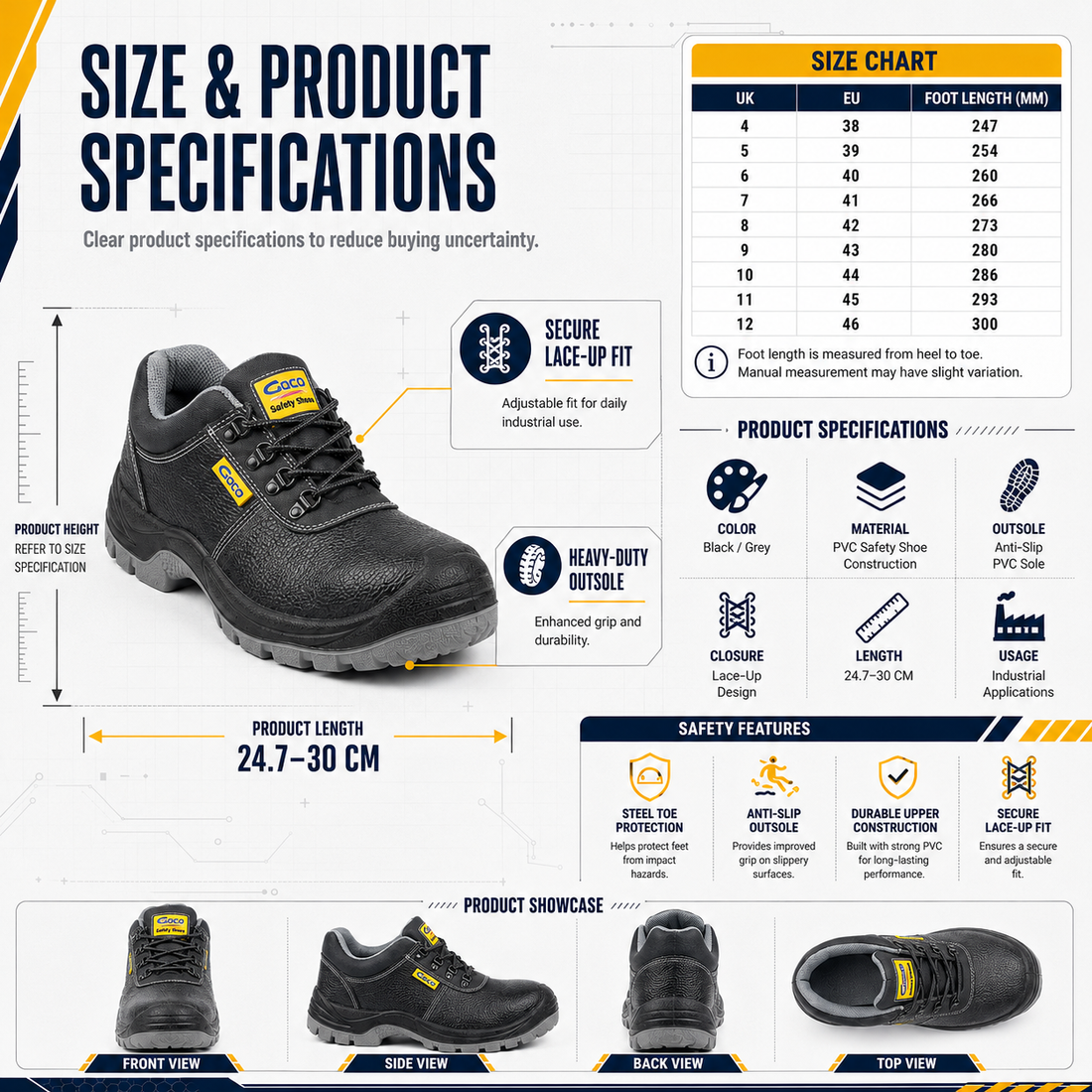Safety Shoe: QS 63