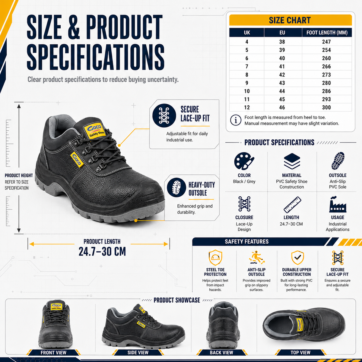 Safety Shoe: QS 63