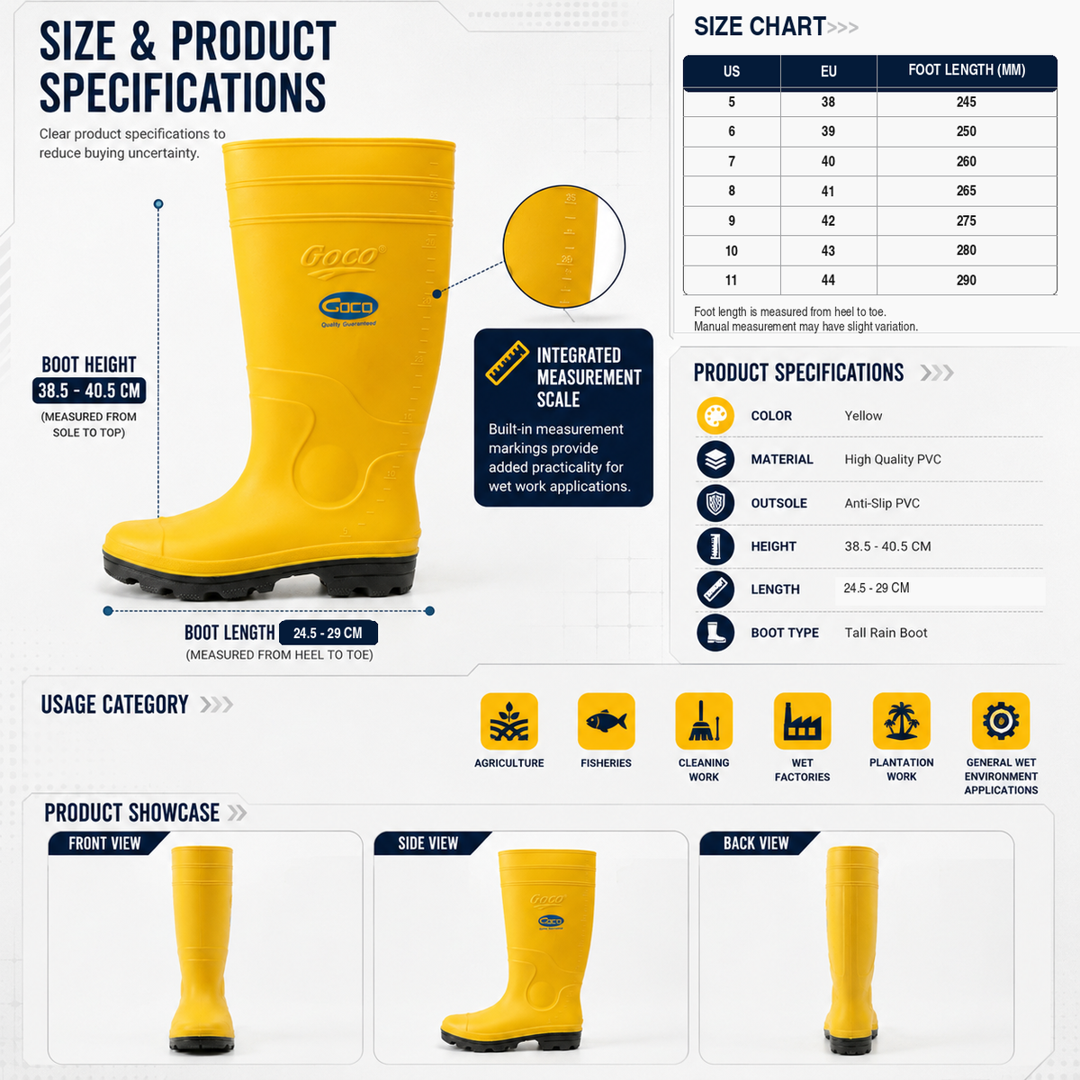 Rain Boots: 980